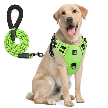 Pack Duo : Harnais Anti-Traction + Laisse Premium