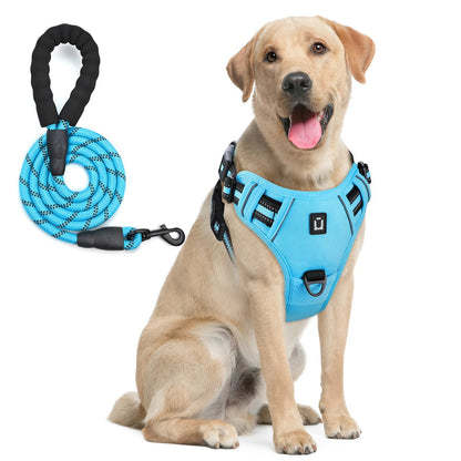 Pack Duo : Harnais Anti-Traction + Laisse Premium
